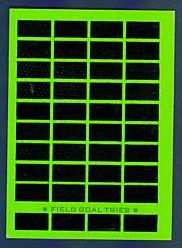 1975 Topps Football Scratch-Off Card